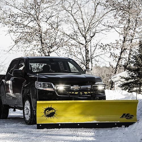 Custom-Truck-Fisher-Straight-Blade-Snowplow